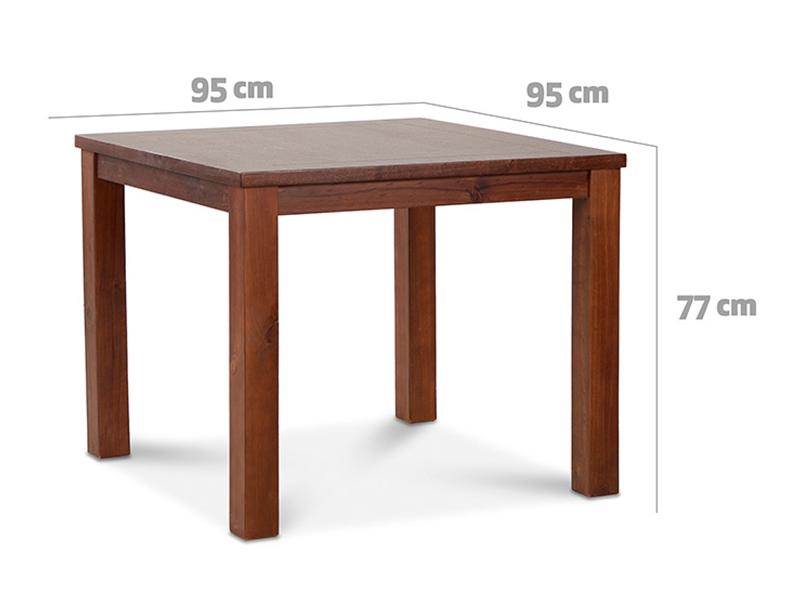 JUEGO DE COMEDOR CIC ÑUBLE 4 SILLAS CARAMELO CAFÉ 4