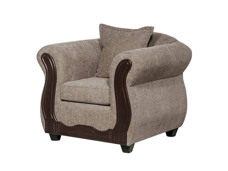 JUEGO LIVING BLACK FACTORY BARCELONA 3 2 1 1 BEIGE 6