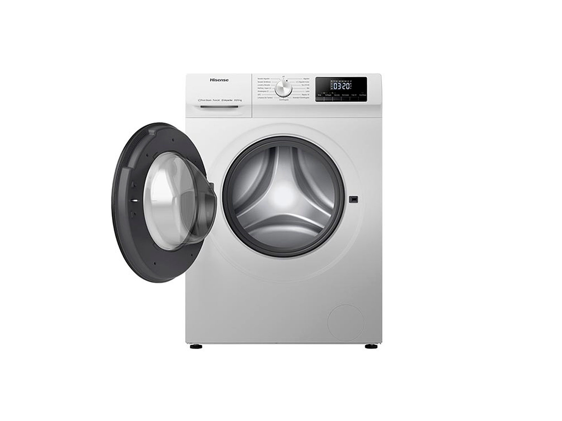 LAVADORA SECADORA CARGA FRONTAL HISENSE WD3Q1042BW 10KG/6KG BLANCO 2