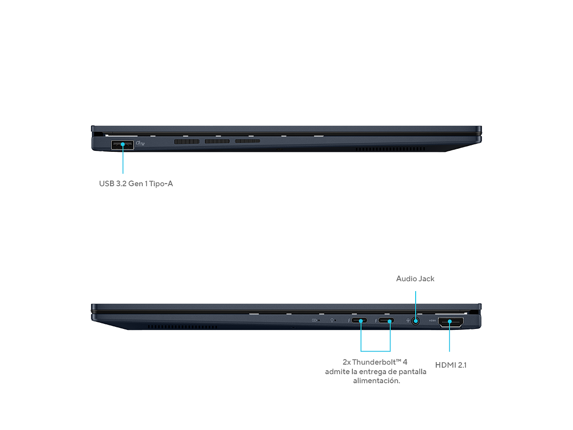 NOTEBOOK ASUS ZENBOOK 14 OLED INTEL CORE U7 16GB 512GB SSD 2