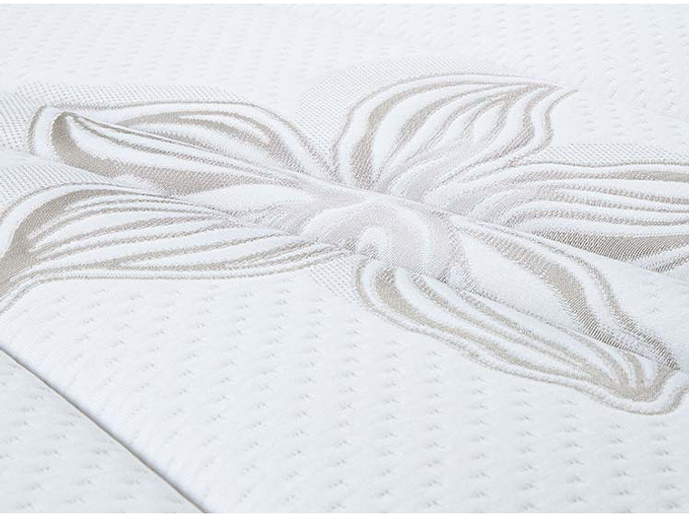 JUEGO DE DORMITORIO ROSEN CAMA EUROPEA ART 4 BD 2 PLAZAS + RESPALDO RACHEL GRIS 6