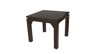 MESA COMEDOR ARTHOME LUCIANA CUADRADA 92 X 92 CM MADERA CHOCOLATE