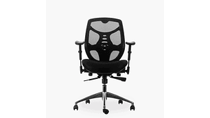 SILLA ESCRITORIO IDENTITY BASE ALUMINIO NEGRO FORM