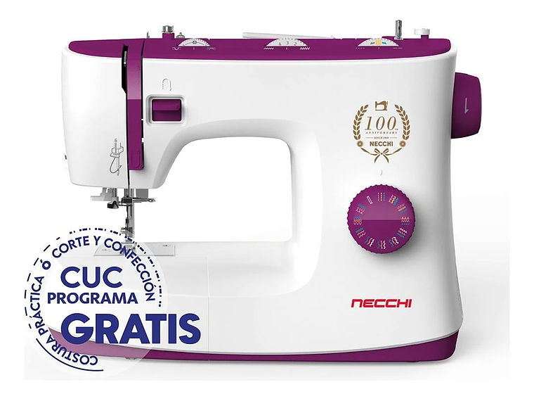 MAQUINA DE COSER NECCHI K132A CON OJALES AUTOMATICOS 6