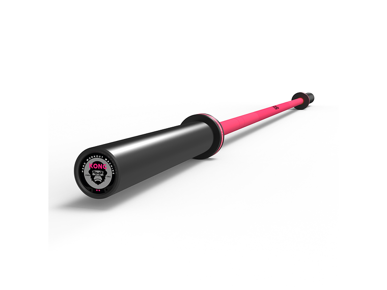 Barra Olímpica Cerakote Pink 15kg | KONG 3