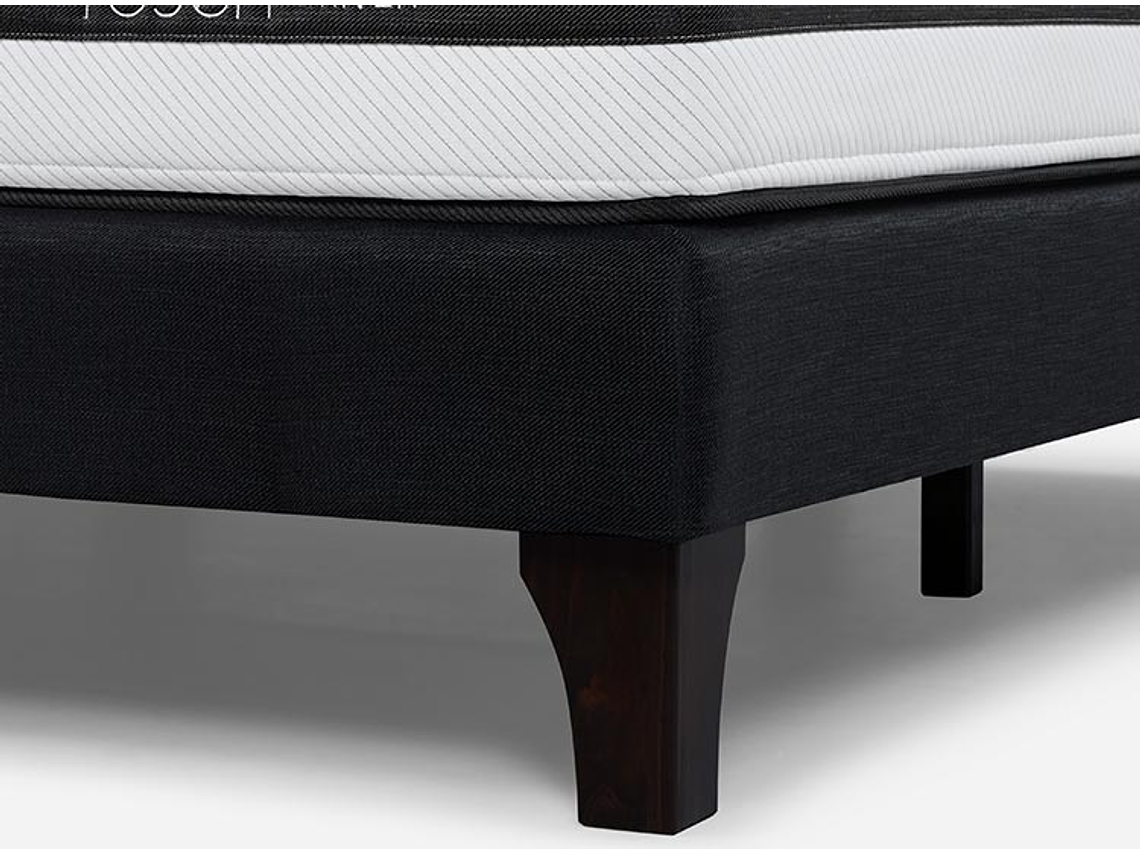 JUEGO DE DORMITORIO ROSEN CAMA EUROPEA DRIVEN KING + MADERAS NOLITA GRAFITO 5