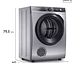SECADORA DE ROPA POR VENTILACIÓN MADEMSA PREMIUM CARE PRO 9D 9KG GRIS - Miniatura 2