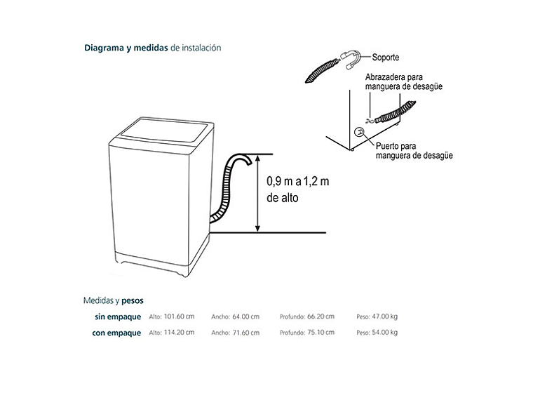 LAVADORA CARGA SUPERIOR MABE LMA9120WDGCL0 19KG GRAFITO 5