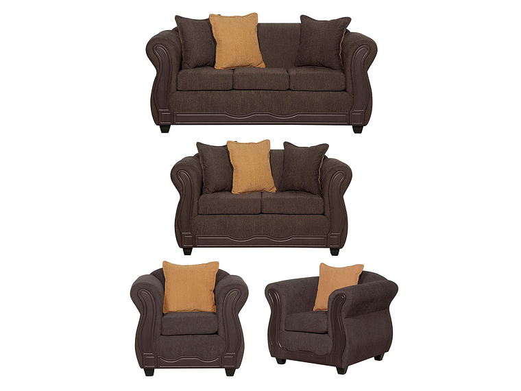 JUEGO LIVING BLACK FACTORY BARCELONA 3 2 1 1 CAFÉ 1