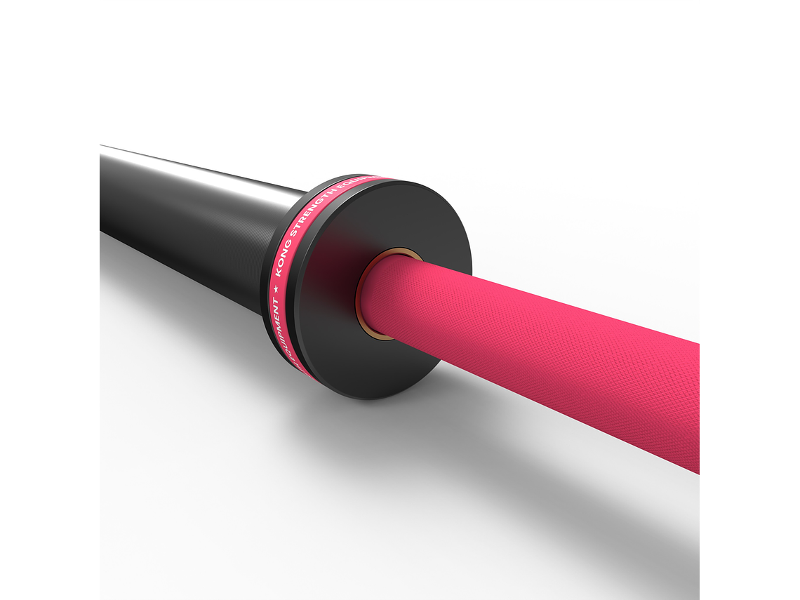Barra Olímpica Cerakote Pink 15kg | KONG 6