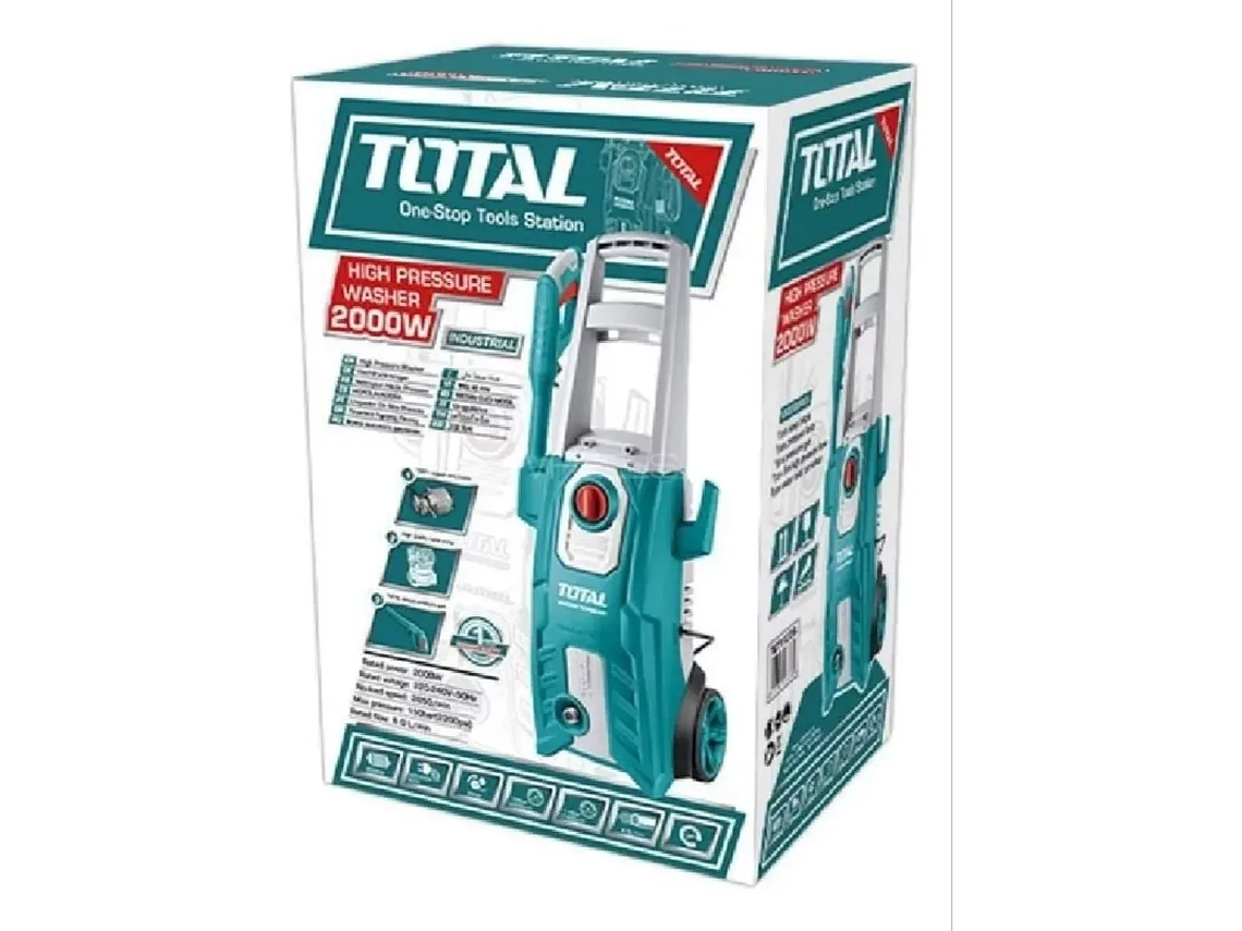 HIDROLAVADORA SEMI-INDUSTRIAL 2000W 150 BAR 2.200 PSI TOTAL 2