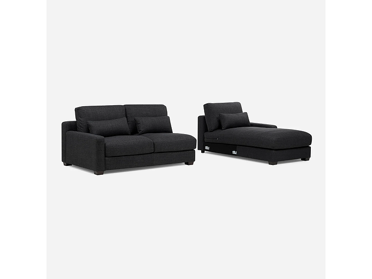 SOFÁ SECCIONAL DERECHO SOROA SMALL TELA CHARCOAL 2