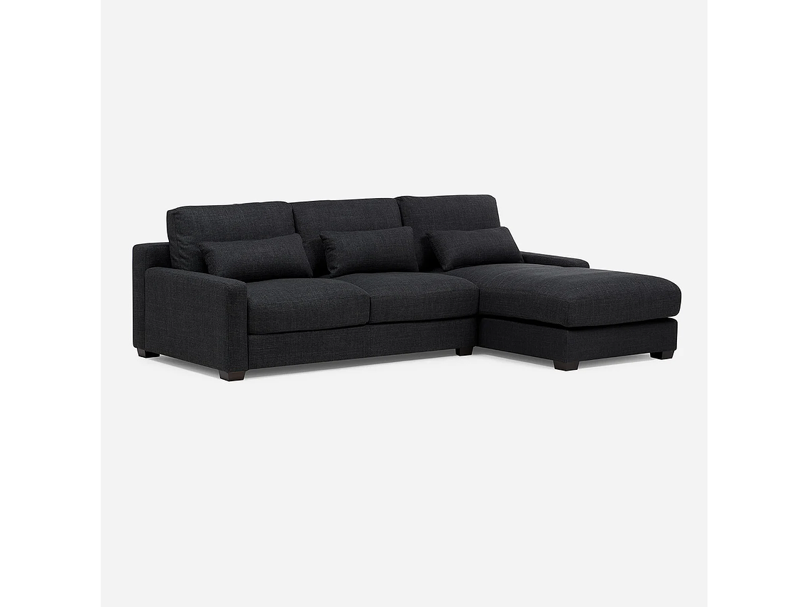 SOFÁ SECCIONAL DERECHO SOROA SMALL TELA CHARCOAL 3
