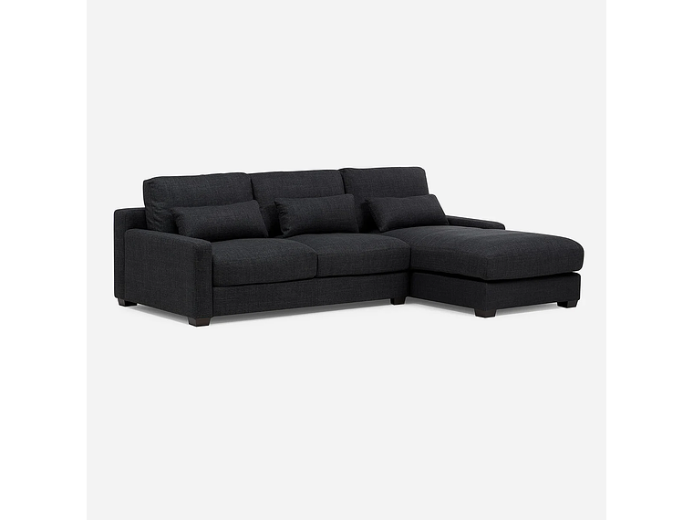 SOFÁ SECCIONAL DERECHO SOROA SMALL TELA CHARCOAL 3