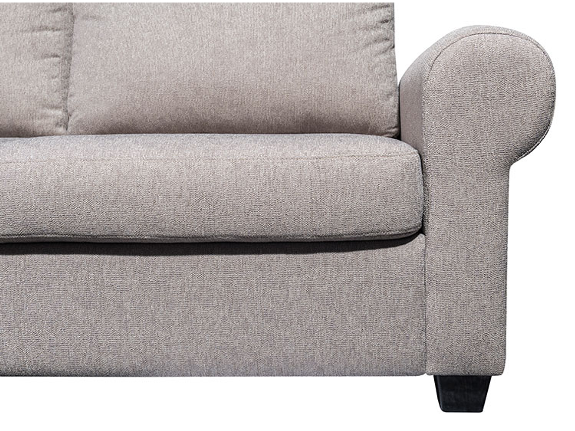 SOFÁ CAMA ROSEN LOUISE CENIZA 3 CUERPOS 6