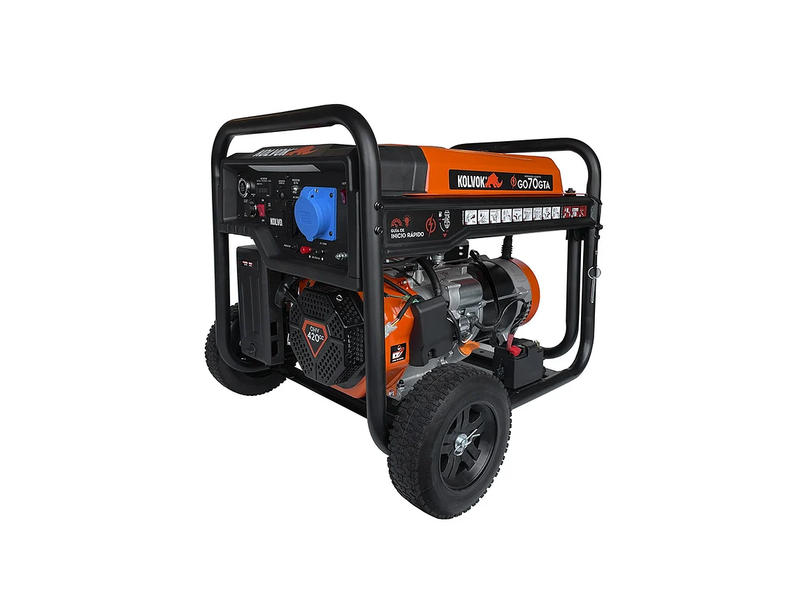 GENERADOR MONOFÁSICO KOLVOK GO70GTA 6.5 KVA GASOLINA 1