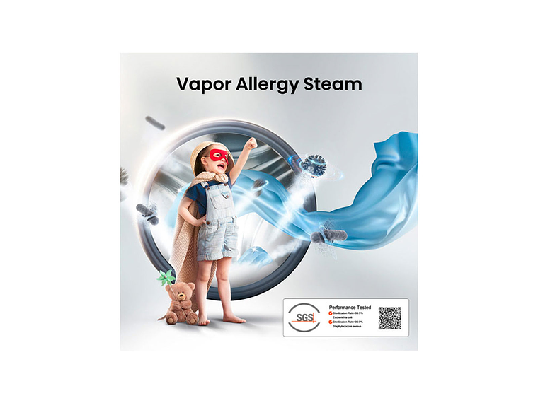 LAVADORA SECADORA CARGA FRONTAL HISENSE WD3Q1042BT 10KG/6KG GRIS 7