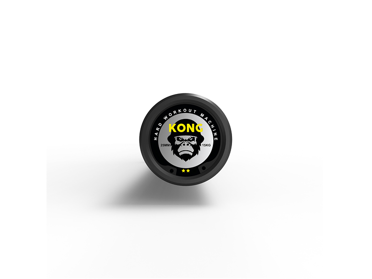 Barra Olímpica Cerakote Amarillo 15kg | KONG 3