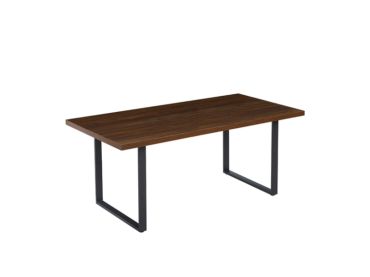 MESA PANDALINO RECTANGULAR SÓLIDA ÁMBAR 140X90 CM OSCURA ESTILO INDUSTRIAL 1