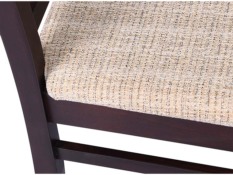 JUEGO DE COMEDOR CIC ÑUBLE 4 SILLAS CHOCOLATE BEIGE 10