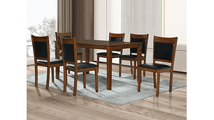 JUEGO DE COMEDOR BORNEO 6 SILLAS