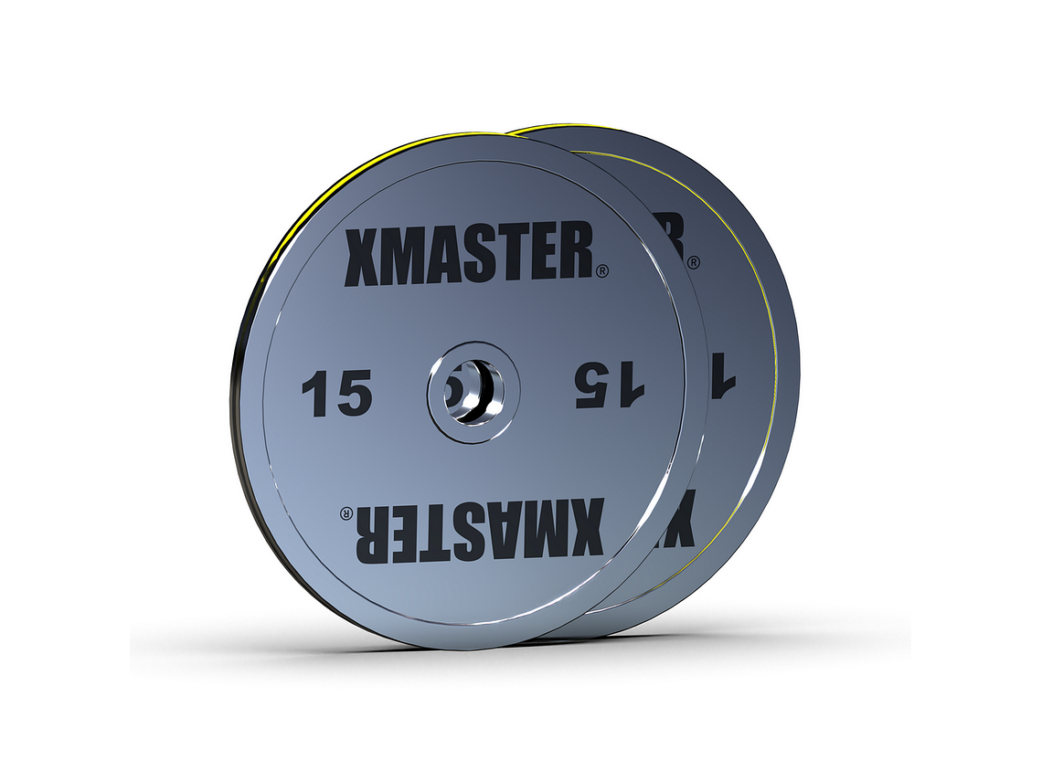 Par Discos Powerlifting Chromed Steel 15kg | XMASTER 1