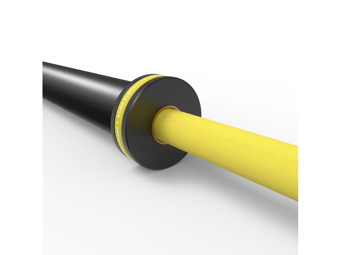 Barra Olímpica Cerakote Amarillo 15kg | KONG 5