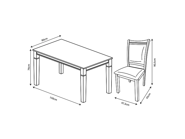 JUEGO DE COMEDOR BORNEO 6 SILLAS 5