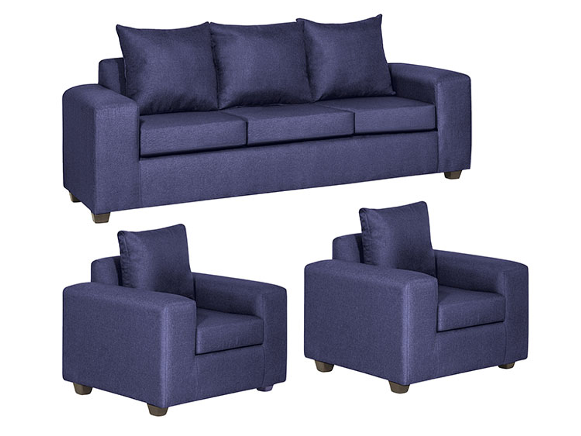 JUEGO DE LIVING INNOVAMUEBLES KAHLO TELA 311 1