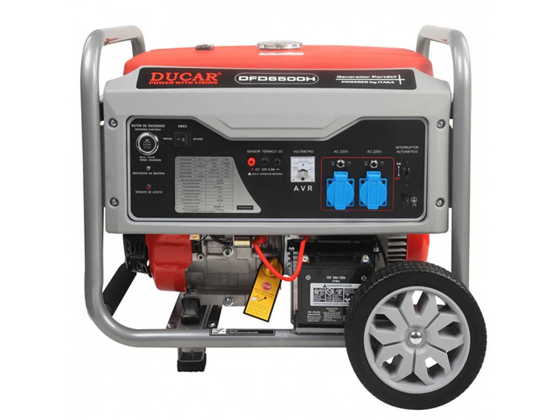 GENERADOR BENCINERO DUCAR DFD6500H 5500 W 1