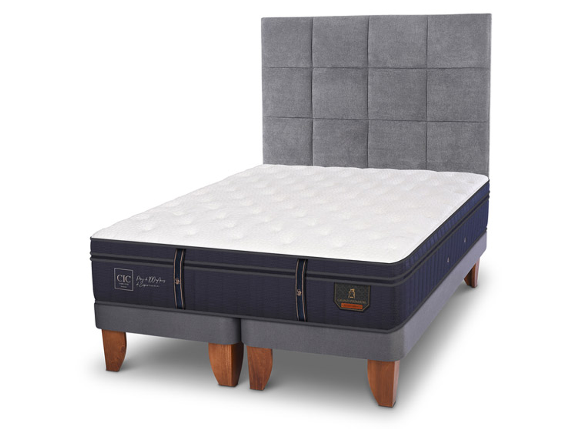 CAMA EUROPEA CIC GRAND PREMIUM SUPER KING + RESPALDO TAMESIS 2