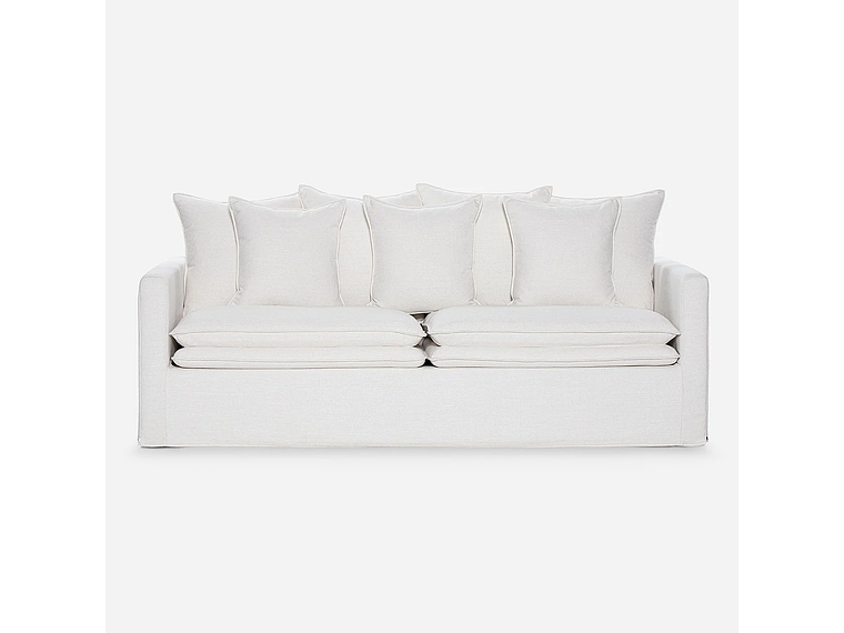 SOFÁ ROSEN 3 CUERPOS / TABLERO TERCIADO MARFIL GABON TELA 4