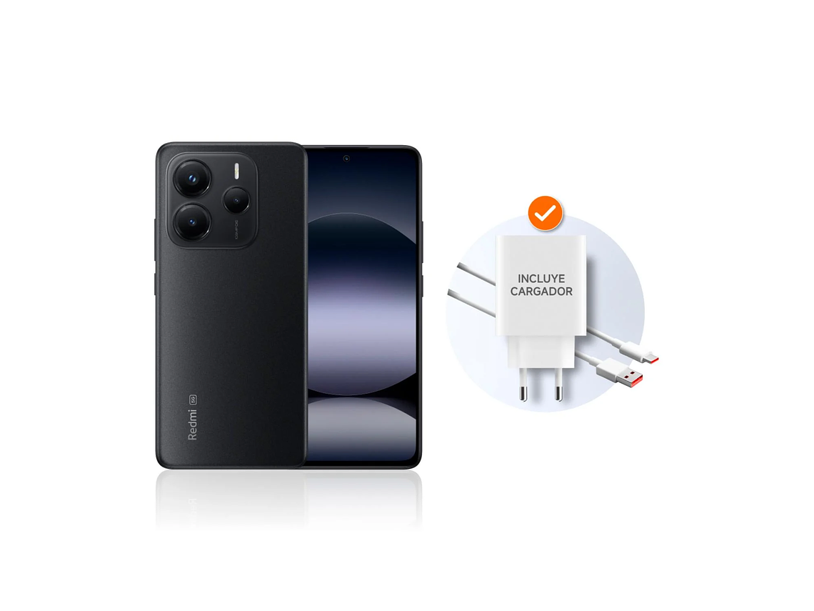 KIT CELULAR REDMI REDMI NOTE 14 5G 256GB MIDNIGHT BLACK + XIAOMI SOUND POCKET 5W 8