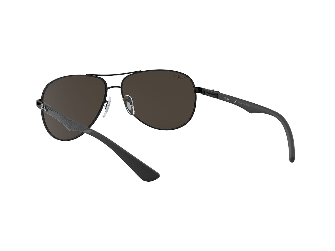 LENTES DE SOL NEGRO ESPEJADOS POLARIZADOS RAY-BAN 9