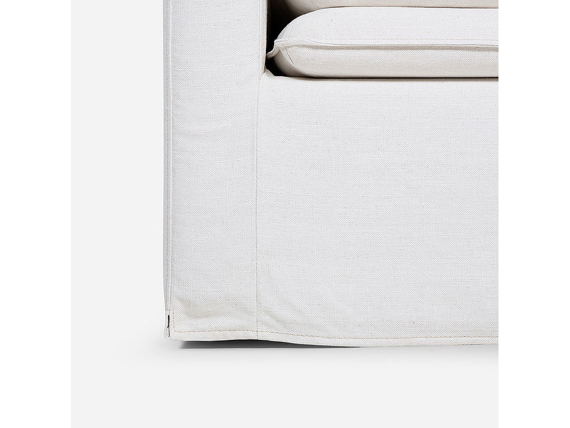 SOFÁ ROSEN 3 CUERPOS / TABLERO TERCIADO MARFIL GABON TELA 5