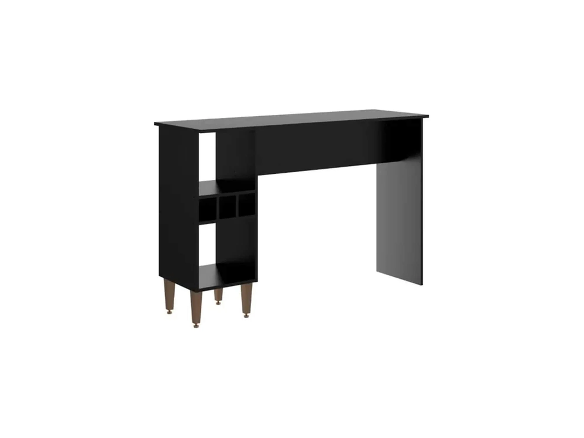 MESA COMEDOR IMPORTCLICK HOG.555 DIARIO 136X92X45 CM NEGRO MADERA 1