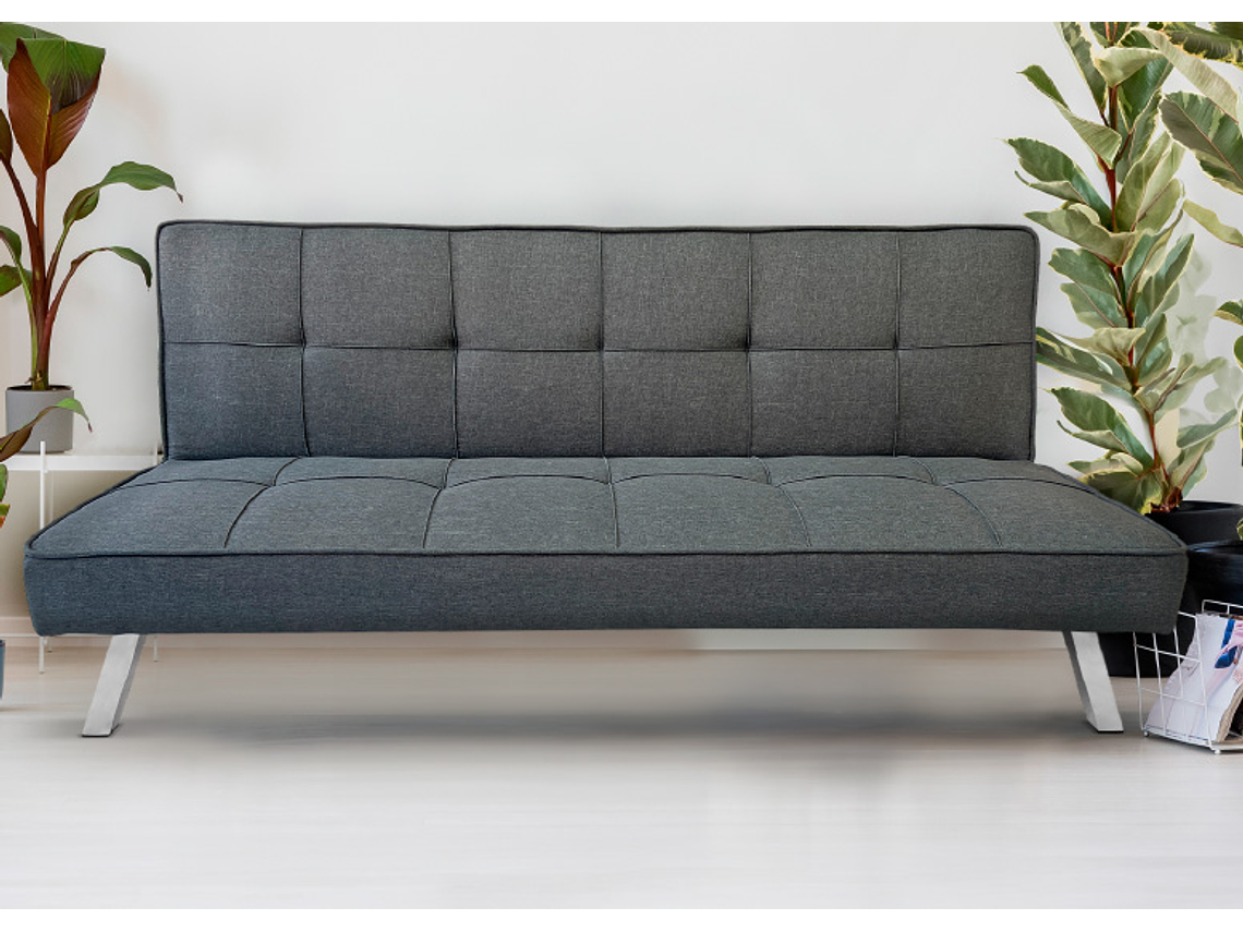FUTÓN FOSTER GRIS OSCURO 167X76X80 1
