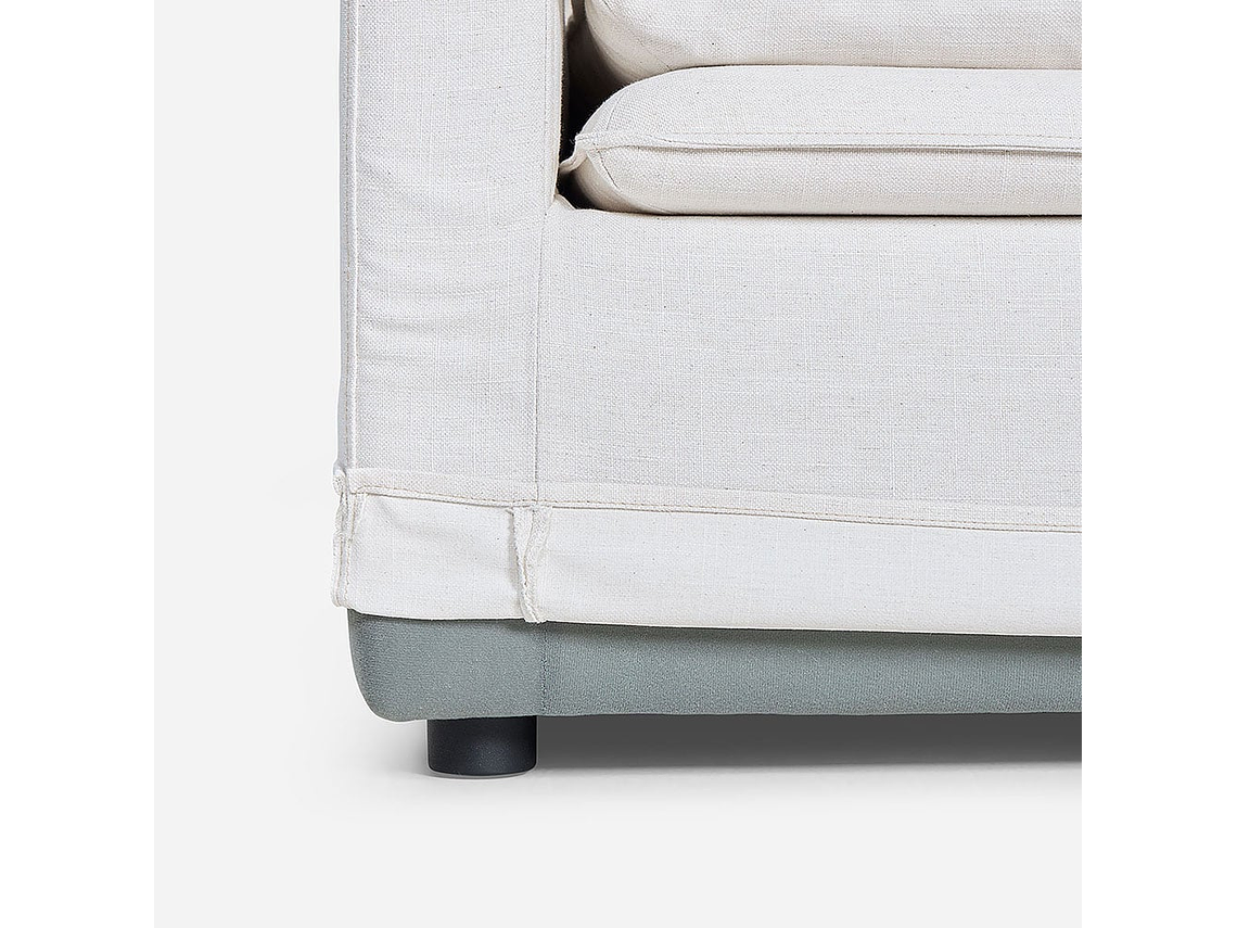 SOFÁ ROSEN 3 CUERPOS / TABLERO TERCIADO MARFIL GABON TELA 6