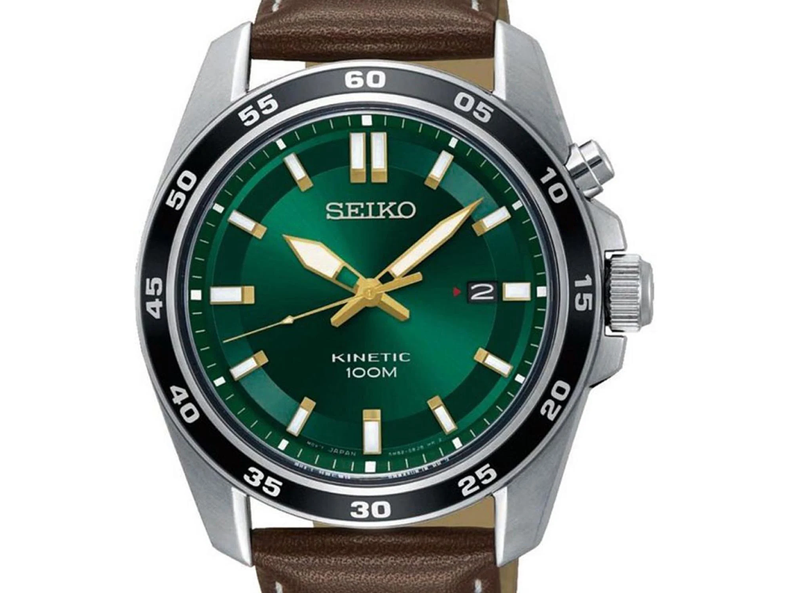 RELOJ DE PULSERA SEIKO SKA791 HOMBRE KINETIC CUERO 1