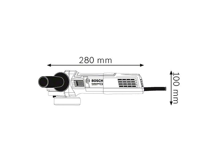 ESMERIL BOSCH ANGULAR 7' GWS 25-180 VULCANO 2500 W 4