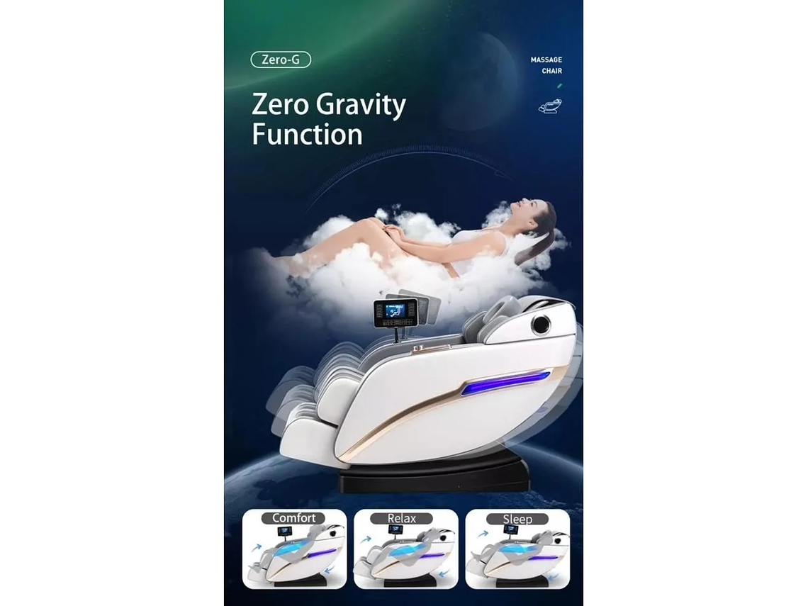 SILLÓN DE MASAJES 3D ZERO GRAVITY MAXCARE PRO 9