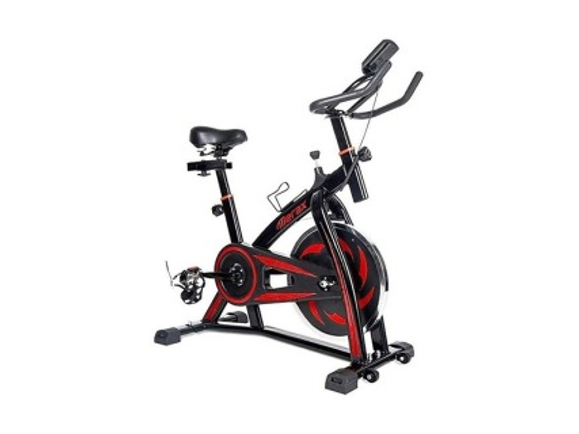 BICICLETA DE SPINNING MERAX MZ 300 – RUEDA 6 KG | NEGRO 1