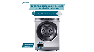 SECADORA DE ROPA FENSA 9KG FRONTAL PREMIUM CARE PRO 9D GRIS
