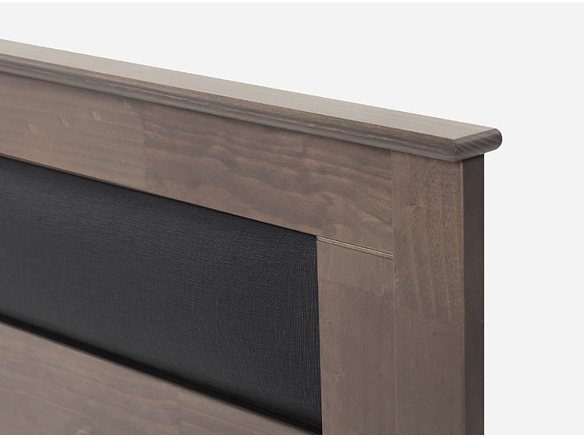 JUEGO DE DORMITORIO ROSEN CAMA EUROPEA AUTONOMY LAND PB BD 2 PLAZAS + SET FERRARA GRIS 5