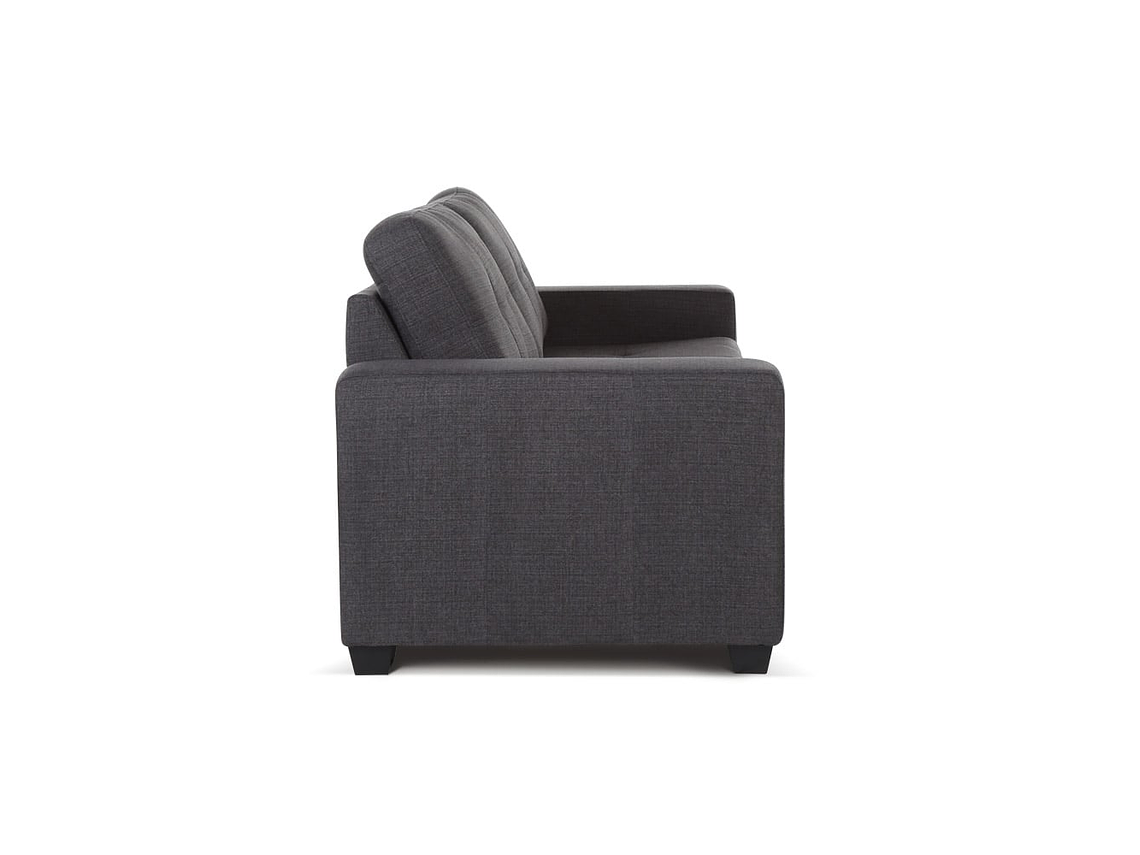 SOFÁ CAMA DREAM 3 CUERPOS TELA CHARCOAL 2