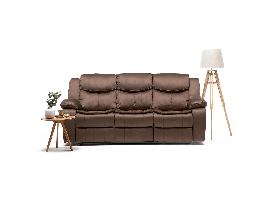 SILLÓN VYS SPA ELECTRABROWN 3 CUERPOS ACERO CAFE ELECTRA BROWN ELECTRICO + USB CELULAR 1