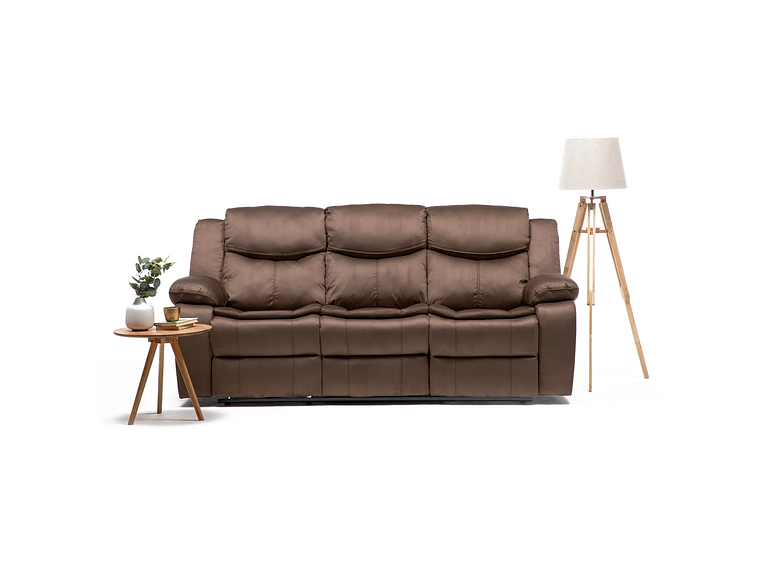 SILLÓN VYS SPA ELECTRABROWN 3 CUERPOS ACERO CAFE ELECTRA BROWN ELECTRICO + USB CELULAR 1