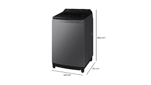 LAVADORA CARGA SUPERIOR SAMSUNG WA17CG6441BD 17KG GRAFITO