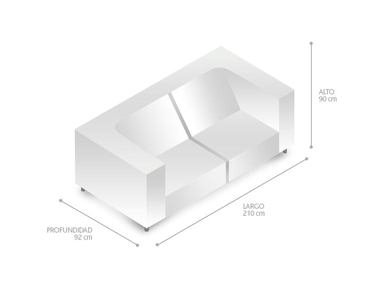 SOFÁ ROSEN VICENZA ZEVIO BL 3 CUERPOS CUERO 2