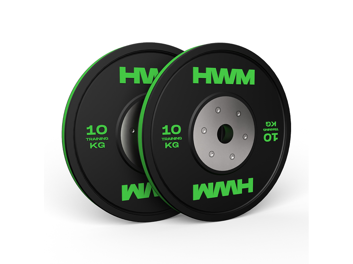Par Bumper Plates Color Stripe 10kg | HWM 1